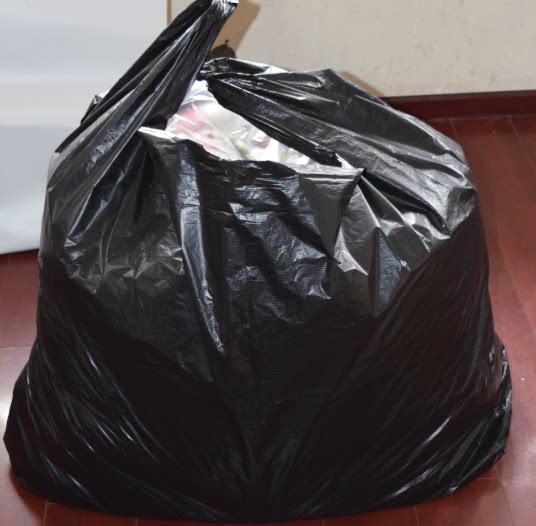 黑色塑料袋大号加厚胶袋服装打包手提搬家加大礼品袋