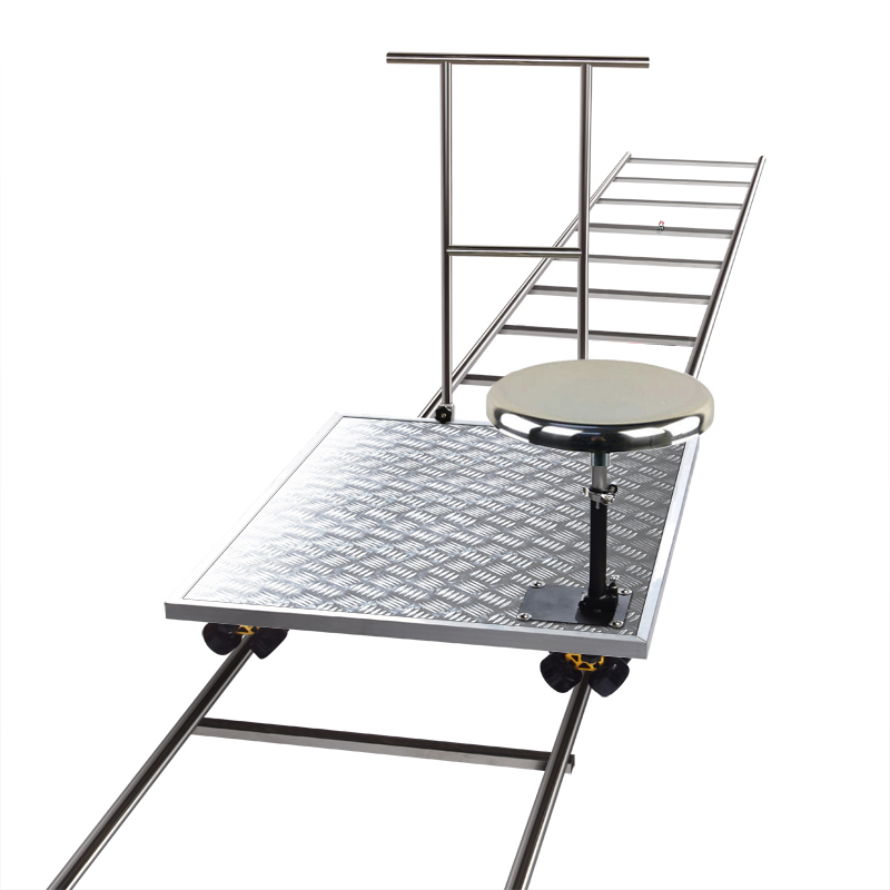 威慑仕9米影视载人摄像轨道车单反轨道滑轨云台摄像机拍摄稳定