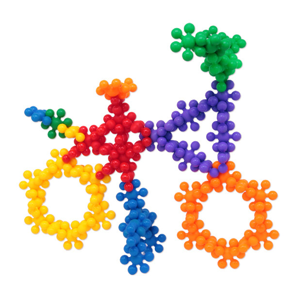 早教塑料梅花雪花片儿童益智积木 拼插拼装幼儿园玩具3-6周岁女孩