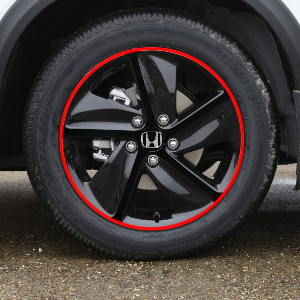 专用用于1920款本田缤智轮毂贴纸改装装饰电镀汽车贴片