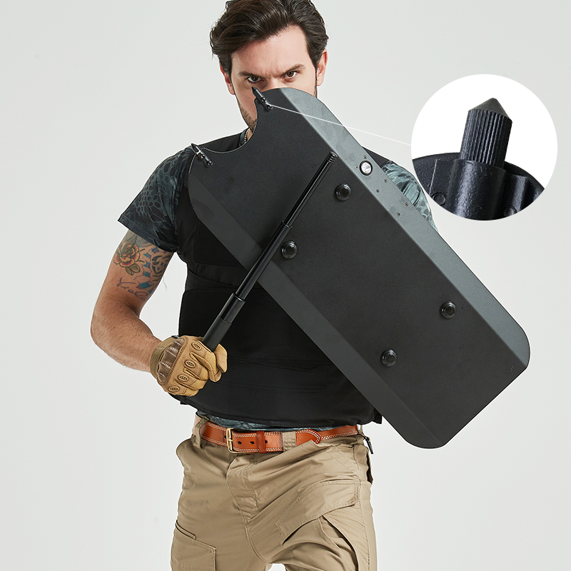 无贼WZJP日久同款游戏多功能防卫战术臂盾护臂LED灯攻击头盾牌