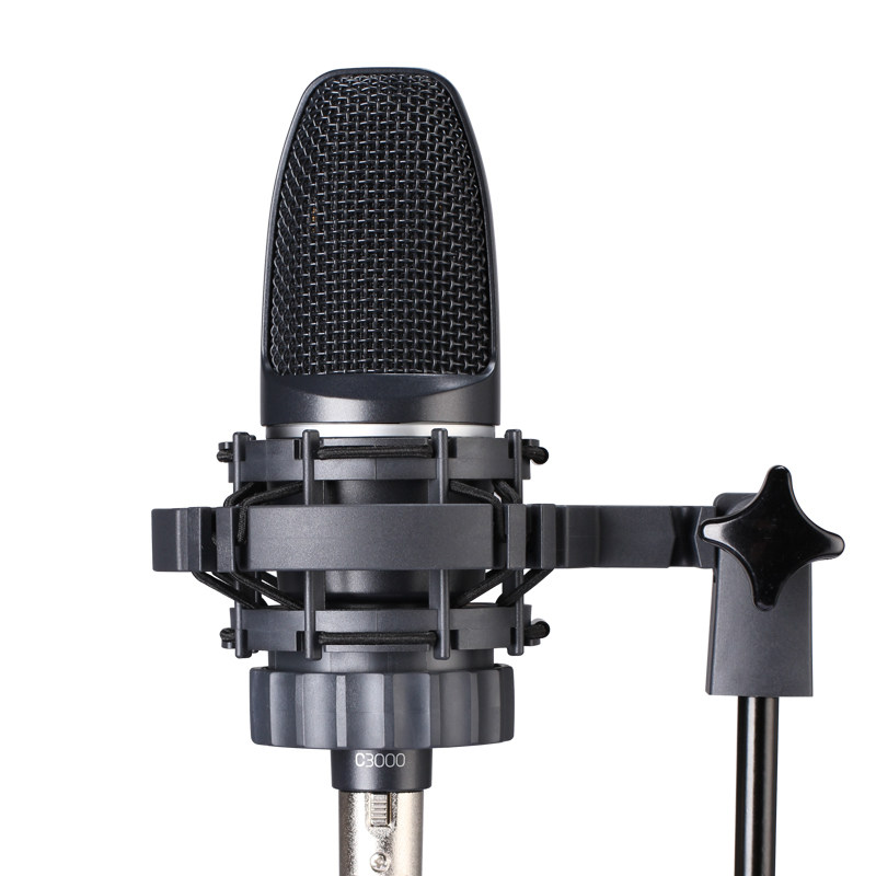 akg直播话筒配音录音麦克风电容有线电有线专业麦克风