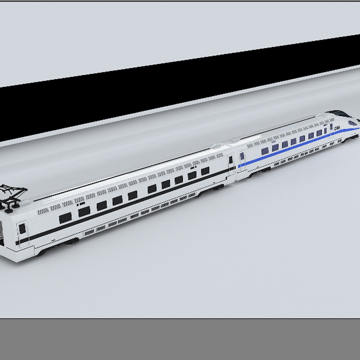 和谐号动车模型01200722三维图纸3dmaxobj文件格式3d打印服务