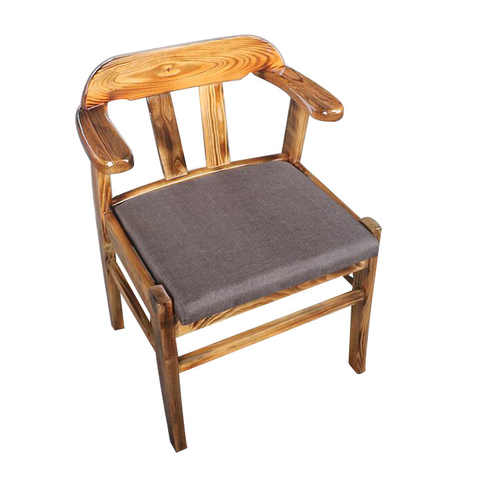 实木椅子家用餐椅现代简约靠背椅子咖啡厅扶手书桌椅阳台休闲椅子