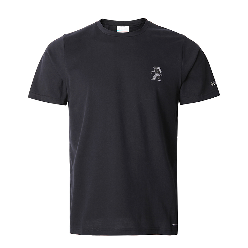 哥伦比亚Columbia春夏户外男装快干吸湿透气圆领短袖T恤AE0411