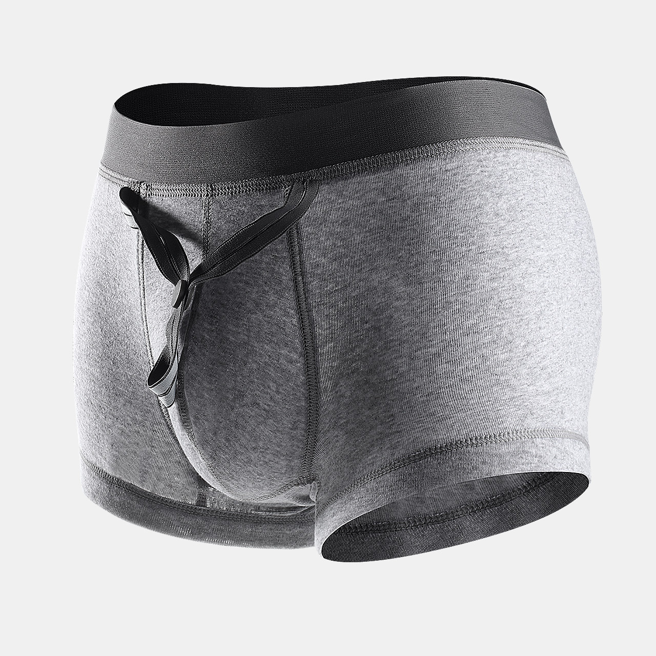 男士吊环内裤性感囊袋束蛋显大运运动透气平角男平角内裤