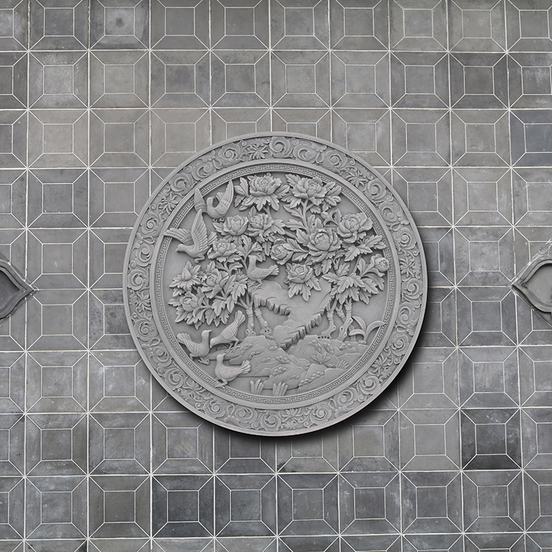 仿古仿古砖砖雕祠堂壁画四合院影壁挂件院墙装饰砖雕