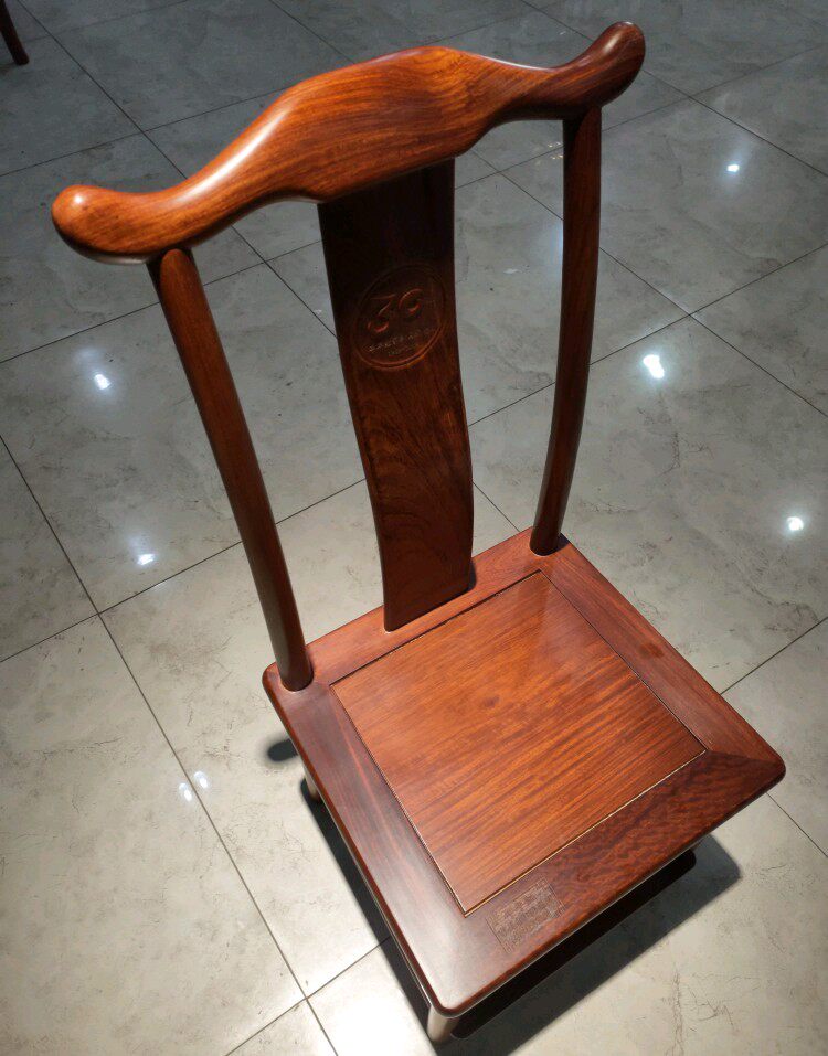 年年红家具国标红木缅花小椅子红木儿童椅大果紫檀宝宝中式凳座椅