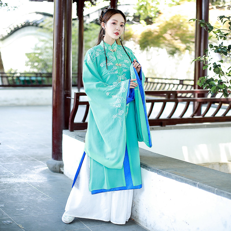 古装宽袖演出服演出襦裙夫人小姐明朝汉服女同款民族服装