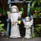 Angel ornaments lighted courtyard decorated retro home accessories and creative living room lovely landscaped garden sculpture Angel ornaments lighted courtyard decorated retro home accessories and creative living room lovely landscaped garden sculpture