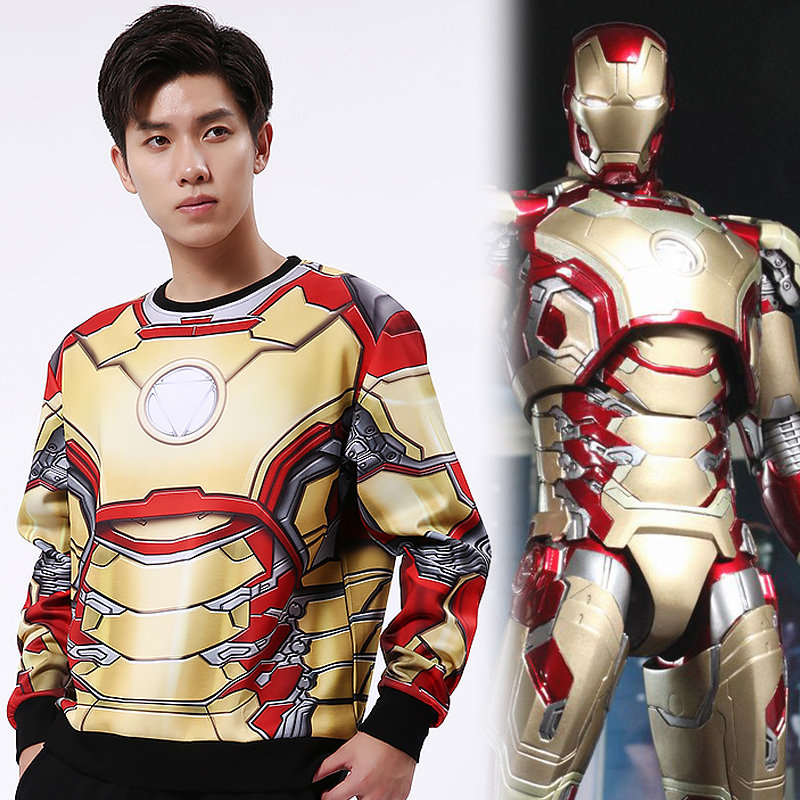 钢铁侠战衣mk42浪子托尼托尼斯斯塔克同款衣服电影卫衣