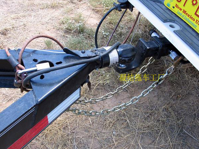 拖车连接器重型7000磅三角形罩盖房车越野车牵引保险杠