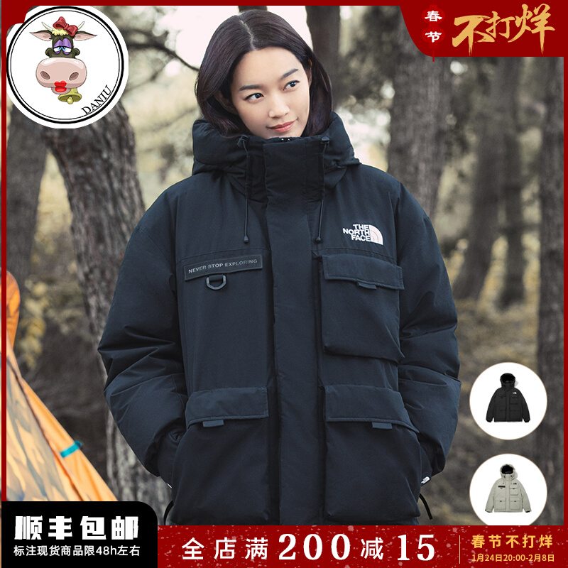 大牛韩代TheNorthFace北面情侣21新鹅绒羽绒服申敏儿同款NJ1DM67
