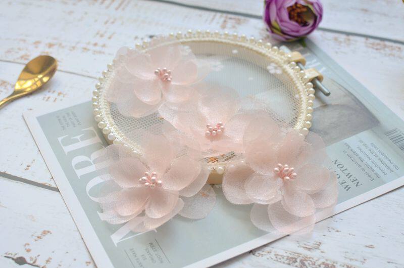 手缝瓣花衣帽服装配饰服装辅料diy手工发饰材料珠子