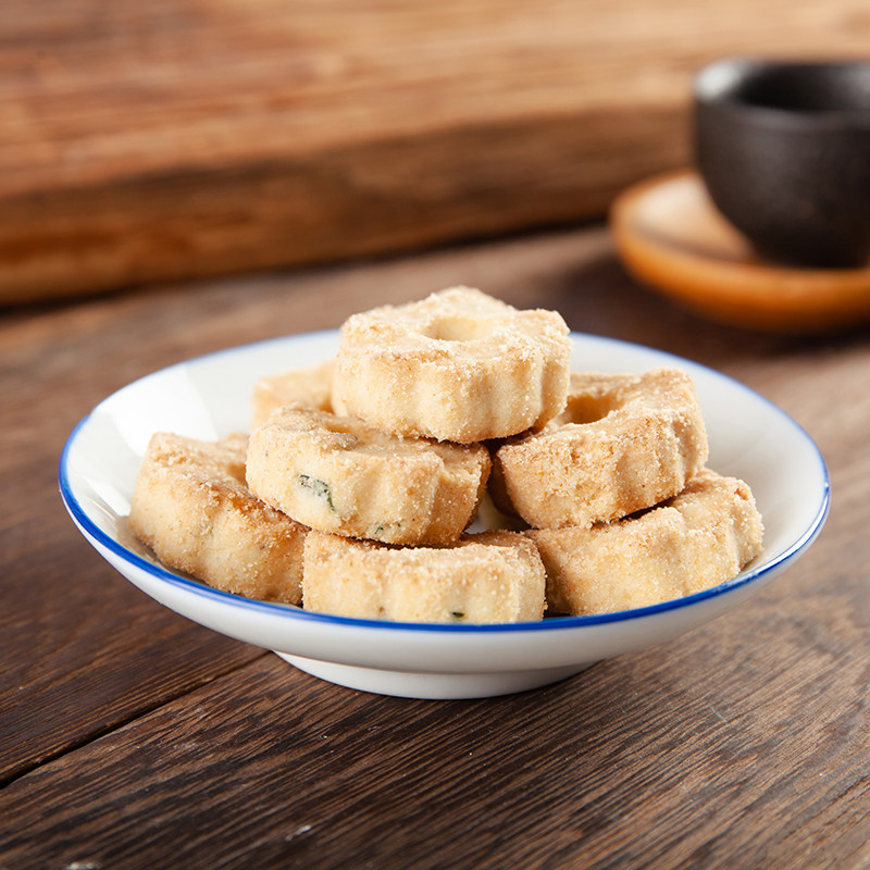 草湖食品宁波特产低糖葱油小桃休闲零食小吃传统中式糕点