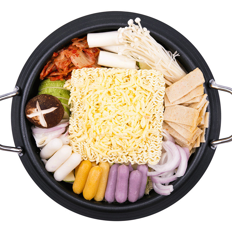 韩国部队火锅芝士年糕火锅套餐韩国火锅食材韩式芝士火锅组合套餐