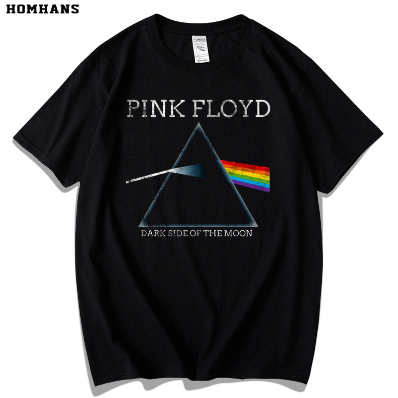 红韩pinkfloyd短袖复古摇滚月之暗面平克弗洛伊德t恤