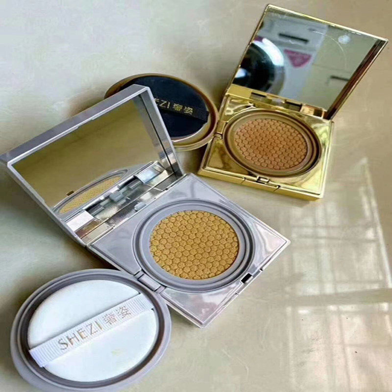 奢姿美人鱼气垫bb霜女遮瑕隔离保湿持久ccbb霜