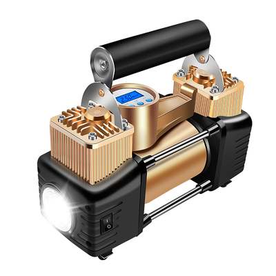 汽车充气泵12v车载打气泵打气筒小车轿车用双缸高压多功能气棒机