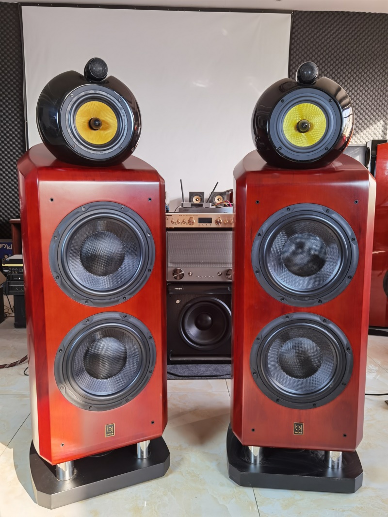 be鹦鹉螺中高音发烧落地凯夫拉纤维盆双10寸中音hifi音箱