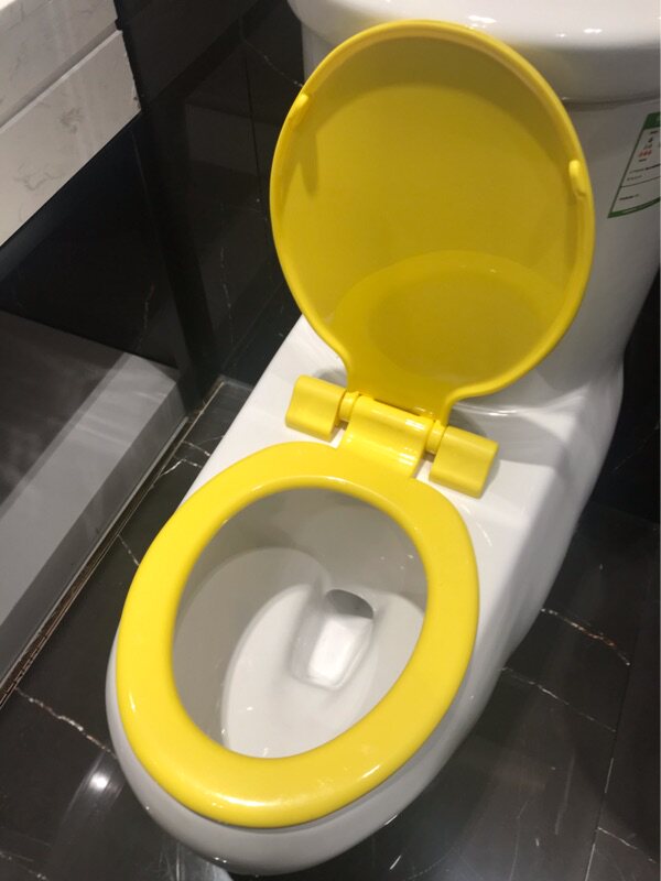 安华卫浴座便器13030座圈专柜黄色马桶盖坐便配件原厂儿童盖板