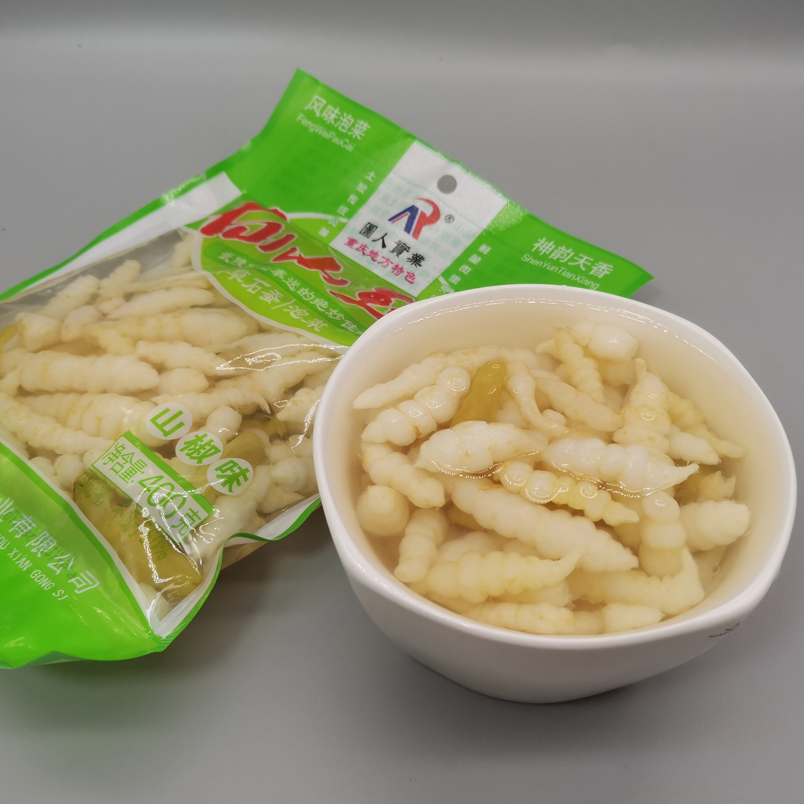 重庆石柱特产产地牯牛咸菜泡菜螺丝黔江仙山腌制