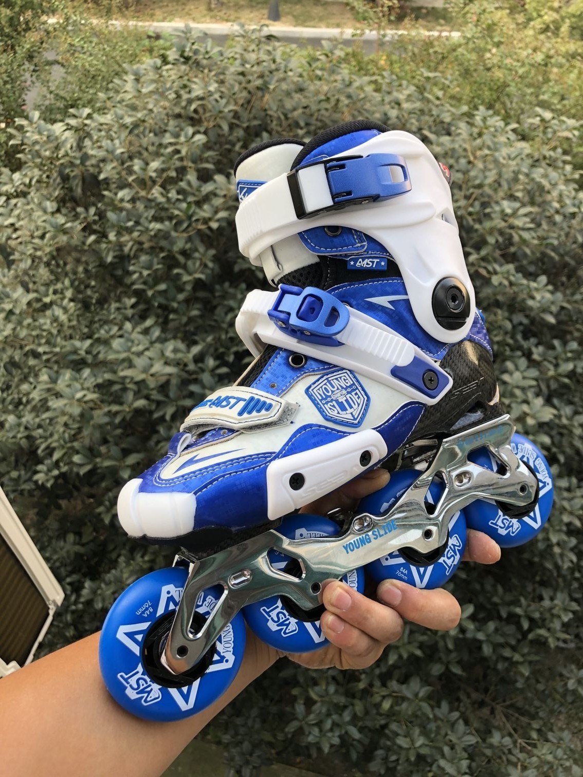 轮者无双igor2轮滑花轮人平成人刹车2020款海洋黄海洋直排轮