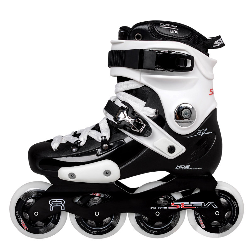 轮者无双正品米高sebafr1轮滑鞋成人平花刷街溜冰鞋直排轮