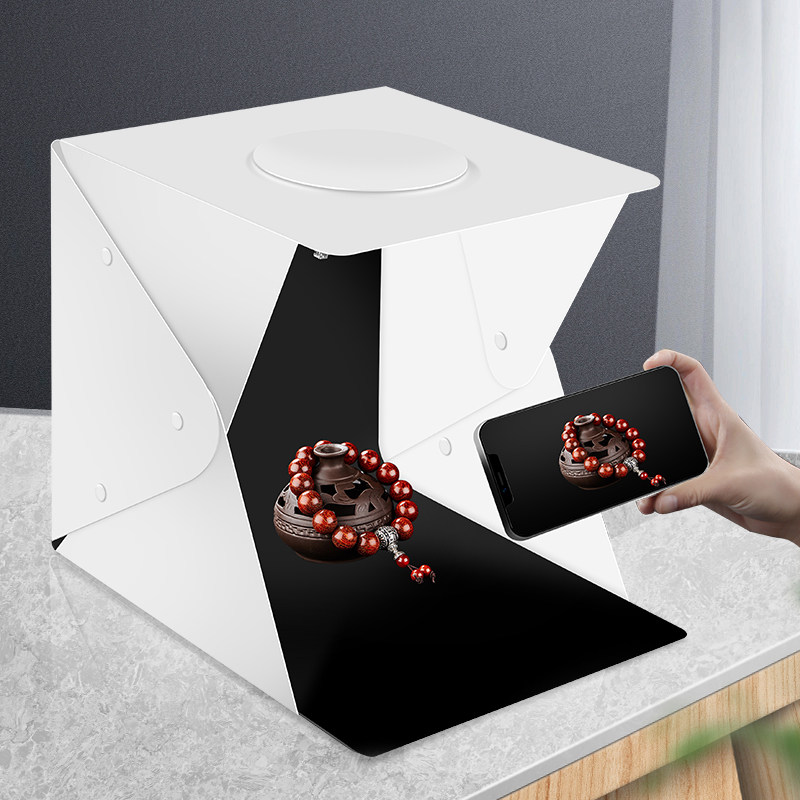 摄影小型影棚室内折叠布景自拍柔光产品淘宝摄影棚