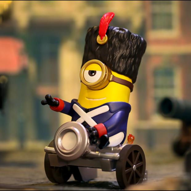 popmart泡泡玛特小黄人坐骑系列盲盒独角兽敞篷敞篷车车龙潮玩盲盒