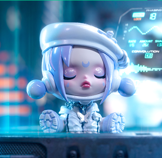 popmart泡泡玛特skullpanda夜之系列盲盒sp新品执法者心灵潮玩盲盒