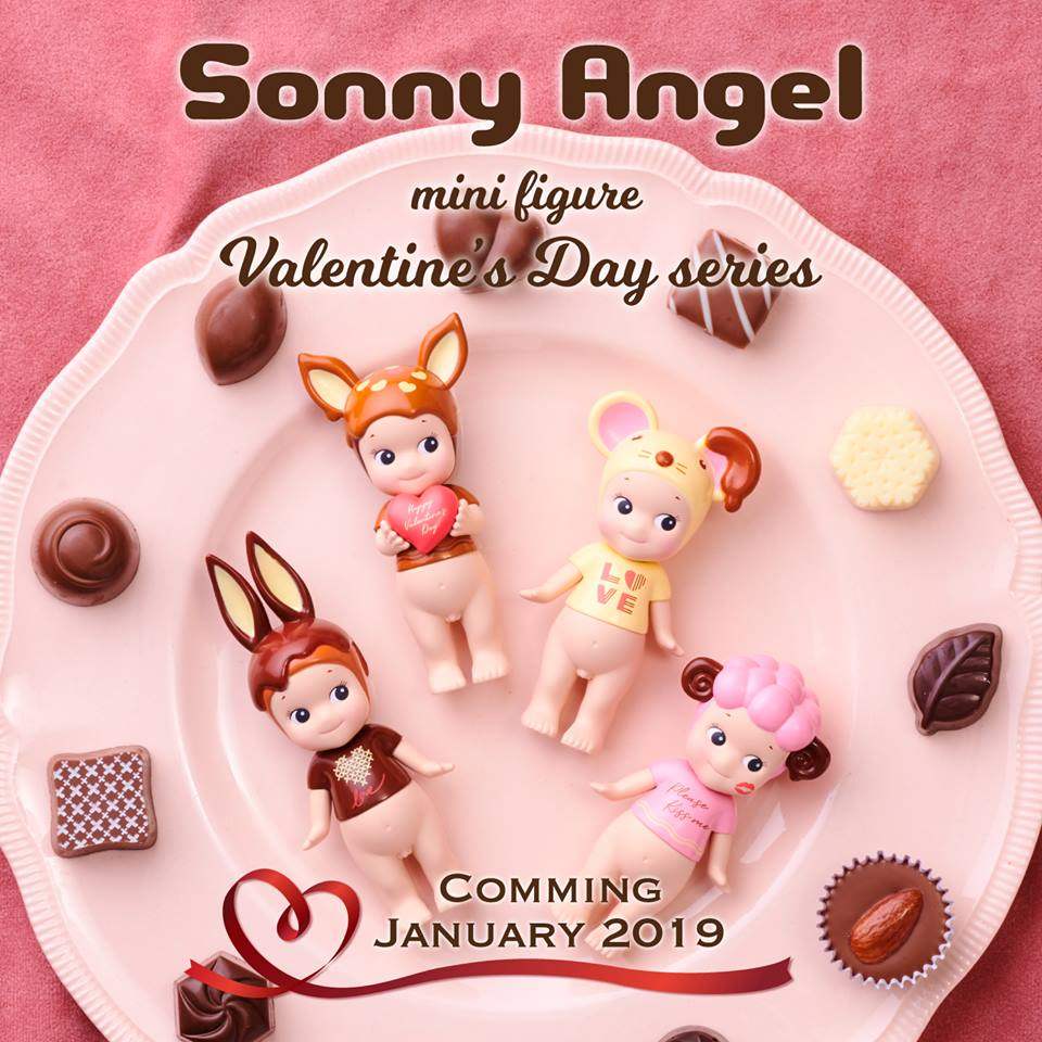 抱心正品sonnyangel2019情人节兔子粉羊绵羊七夕潮玩盲盒