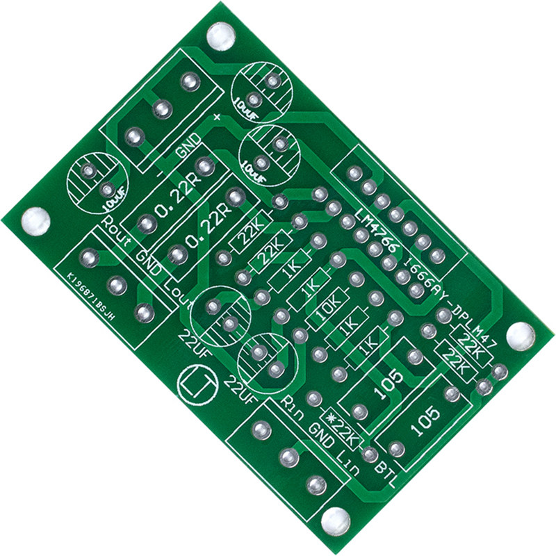 lm4766t双声声道立体声功放成品套件pcb空板远超hifi套装