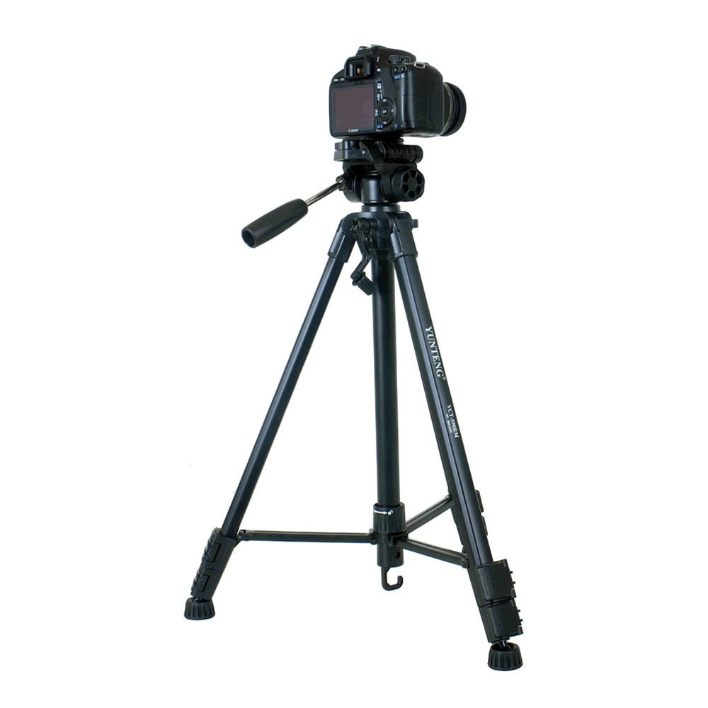 云腾590单反三脚架摄像dv微单手机支架佳能尼康照相机便携三角架