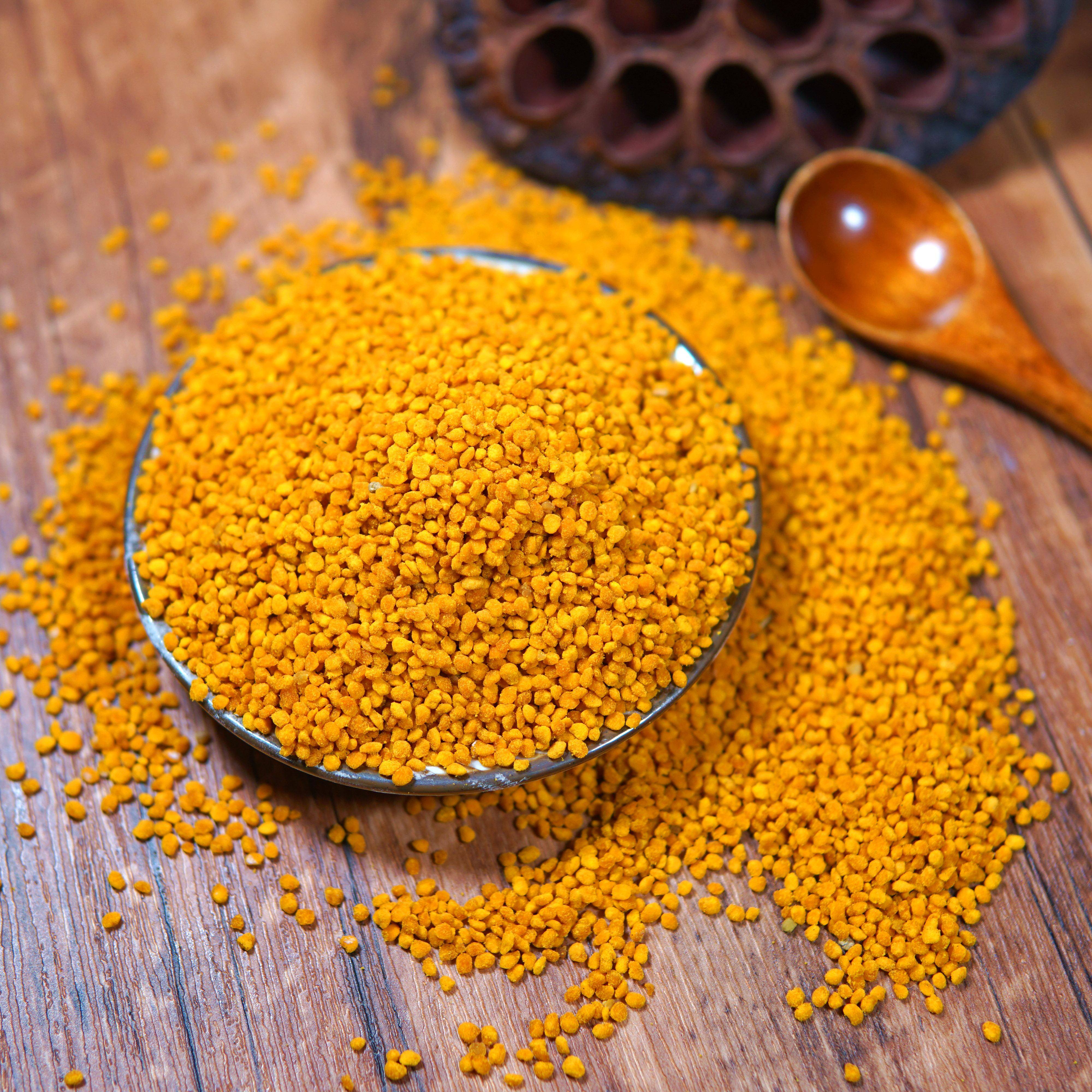 行至武义2020新鲜宣莲花粉天然食用蜂花粉莲香重正品未破壁350克