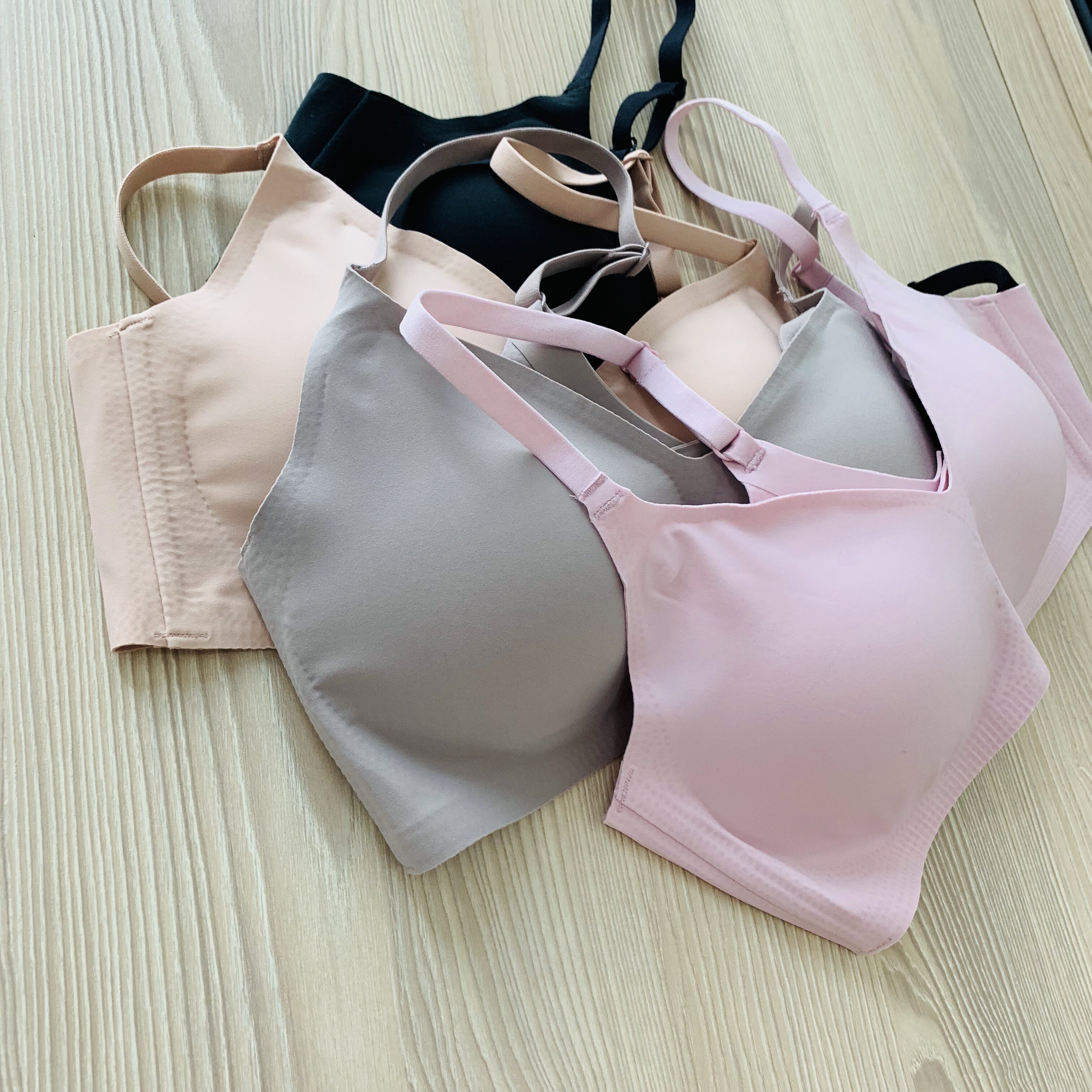 文胸古妃天然乳胶内衣女无钢圈小胸女士美背文胸