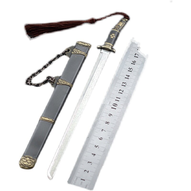 长安十二时辰影视周边张小敬无用之刀带鞘武器模型全金属摆件玩具