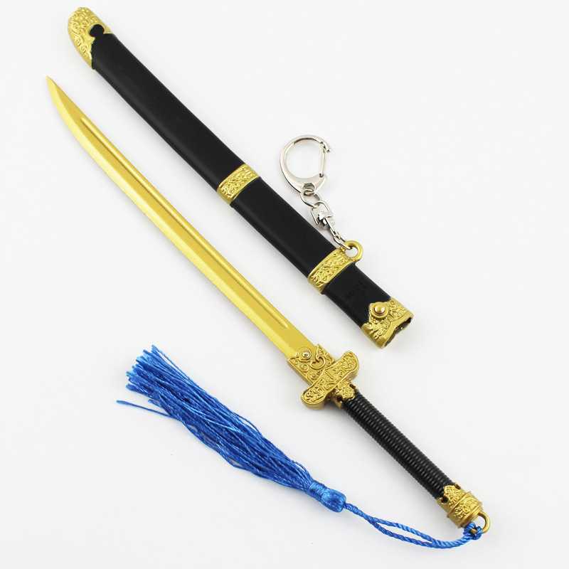 盗墓小哥张起灵黑金古刀带鞘刀厘米金属兵器模型游戏