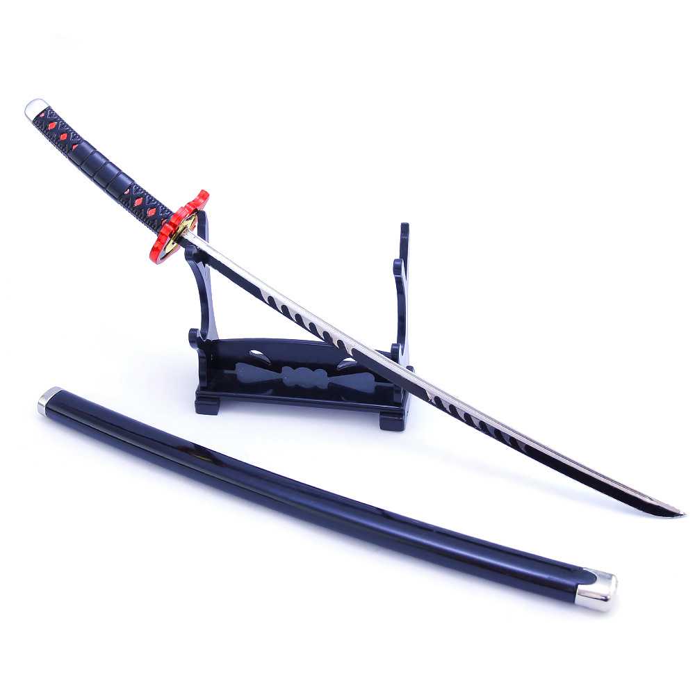 鬼灭之刃周边灶门炭治郎三代日轮刀合金带鞘刀武器模型灶门祢豆子