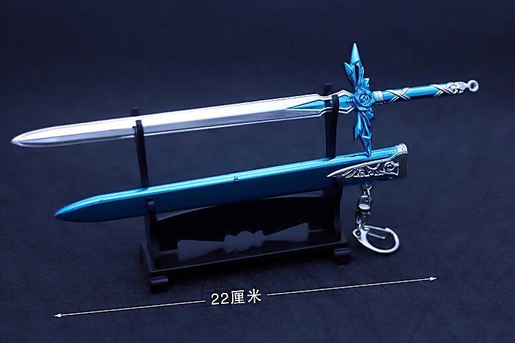 刀剑神域优吉欧蓝蔷薇之剑桐人释者游戏实物周边