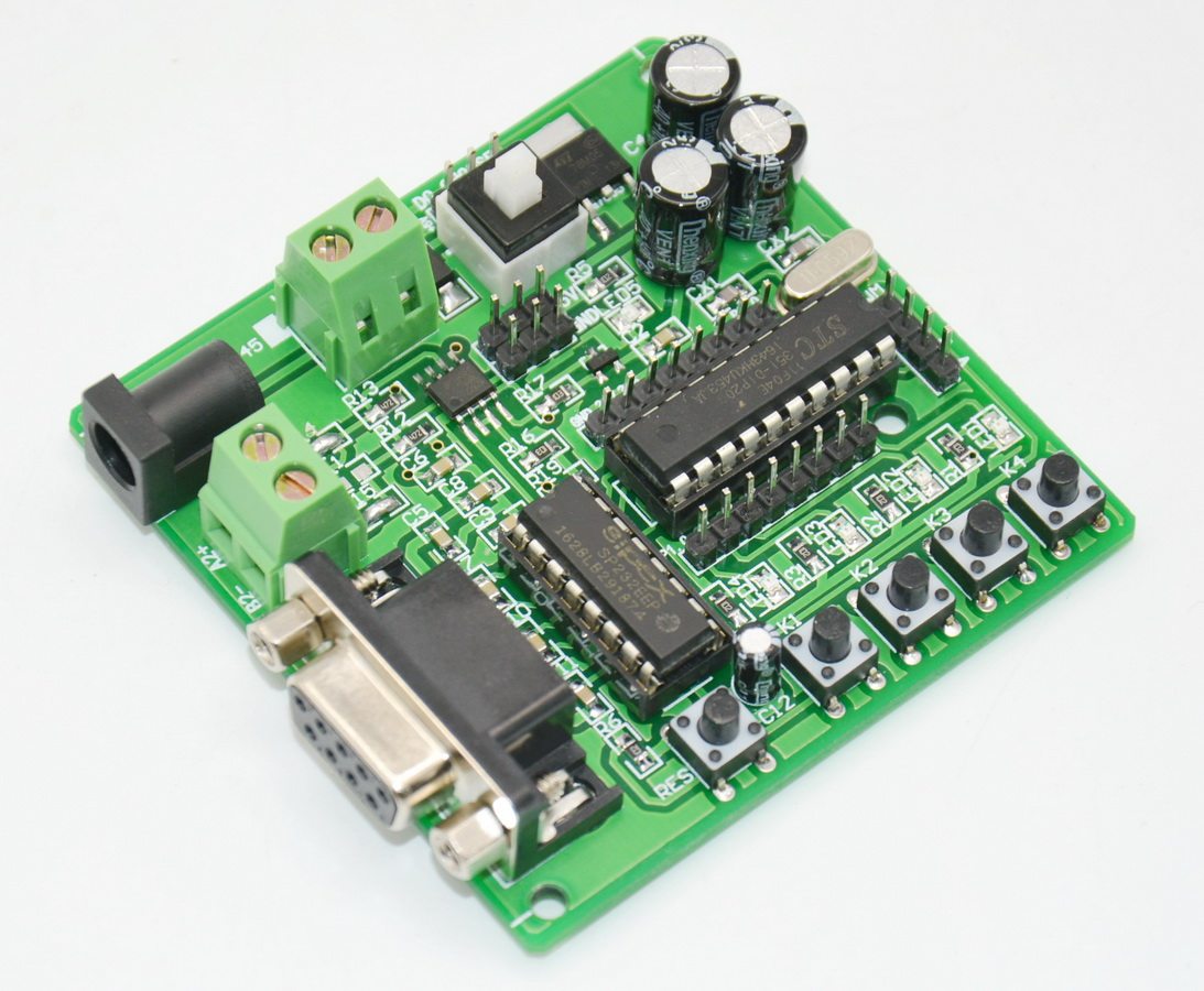 gyj0145stc11f04e单片机精简开发串口通信按键输入485通信其它元器件