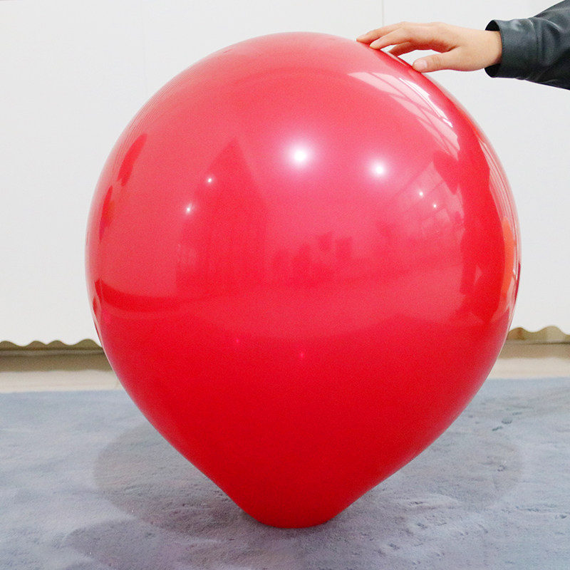 36寸大圆形气球升空气球大圆形气球酒吧装饰气球36寸大扁气球