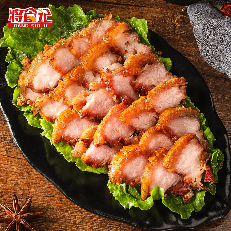 油渣食记脆皮五花肉非即食网红干炸猪肉熟食猪肉类