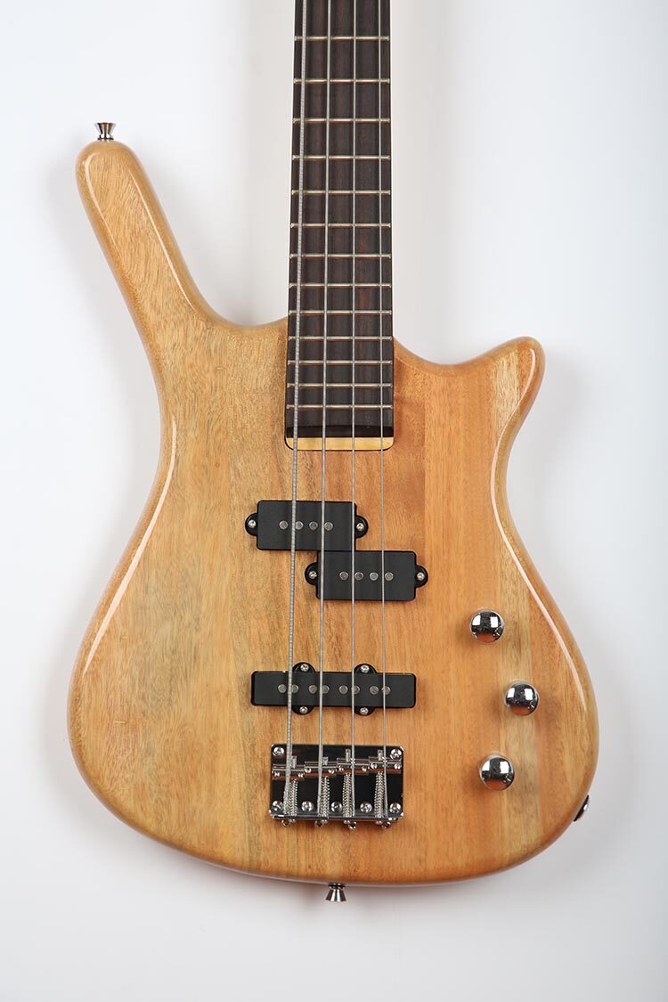 贝司黄贯中感电芯琴桃花初学者贝斯入门原木色性贝司电贝司