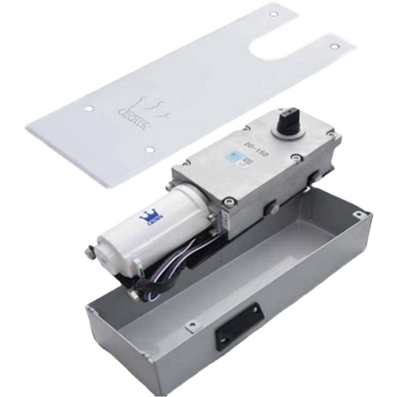 上海皇冠电动弹簧dd150智能感应自动开门门机地弹簧