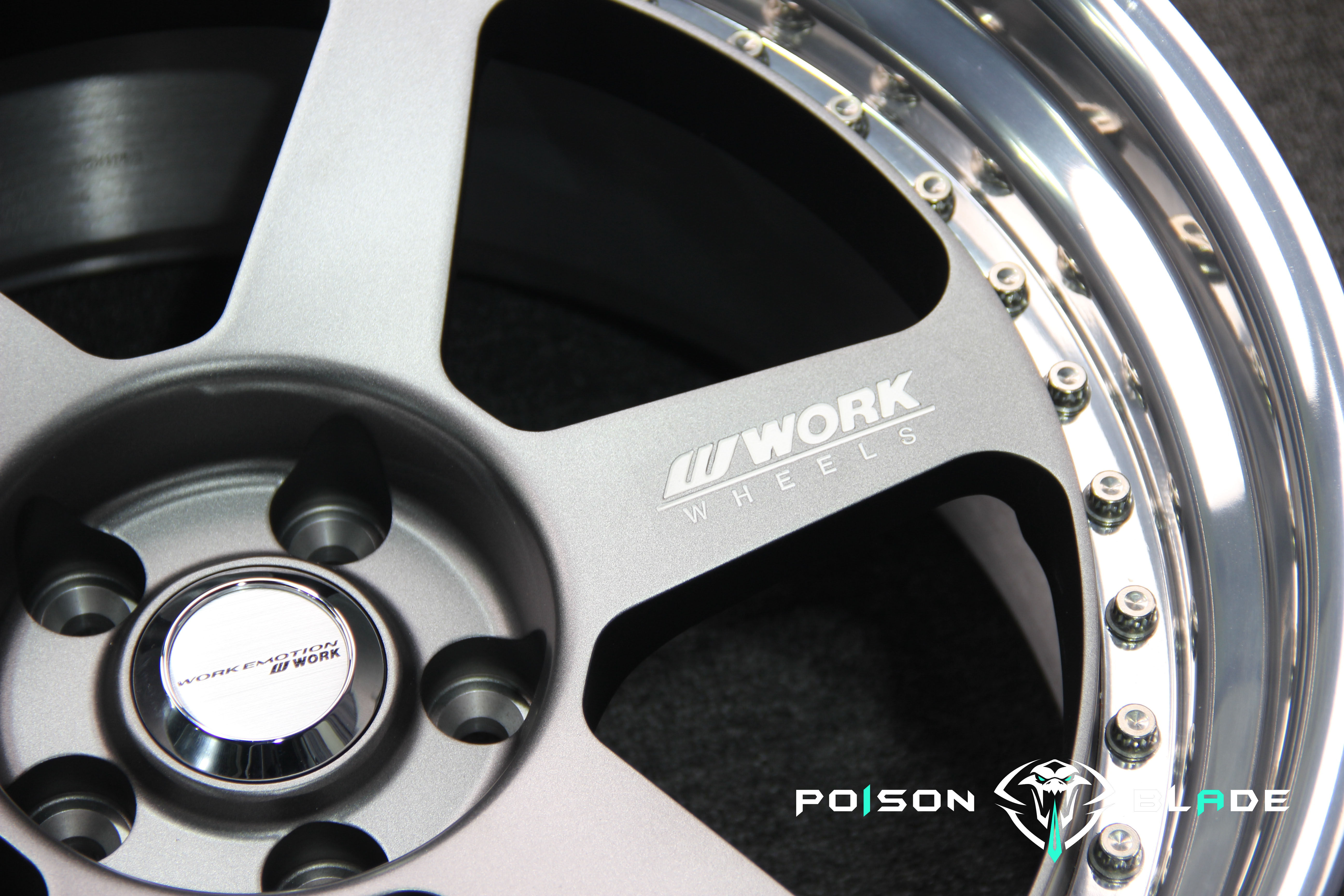 毒刃全尺寸单片双片定制创意造型精密金属锻造轮毂