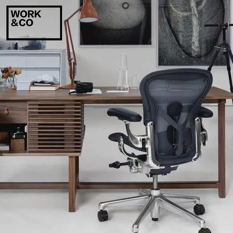 赫曼米勒hermanmilleraeron人体工学办公椅升降家用电脑椅
