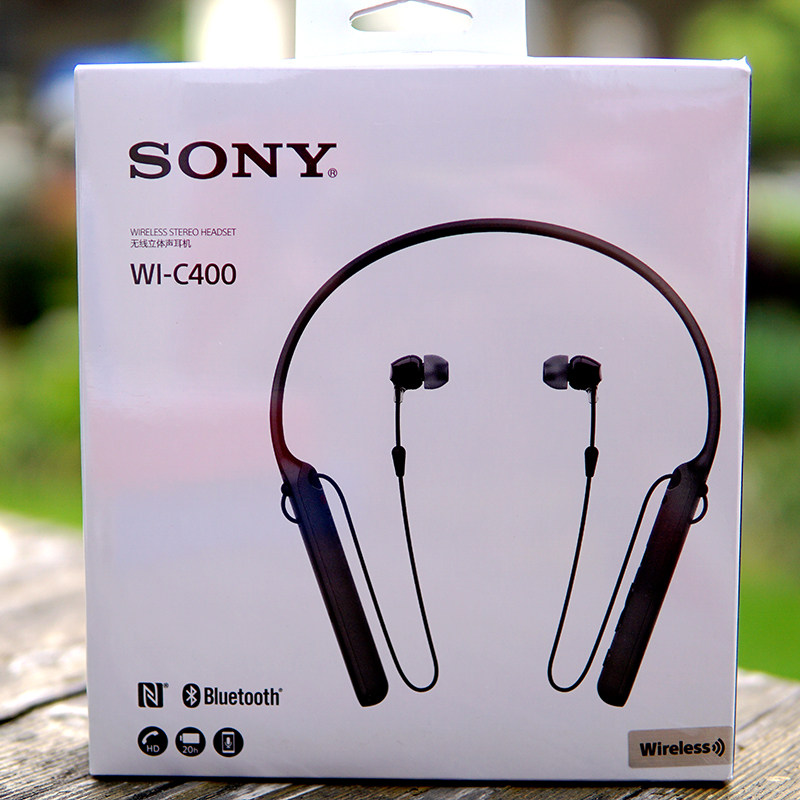sony索尼wi-c400c600n运动颈挂无线蓝牙通话耳机耳机