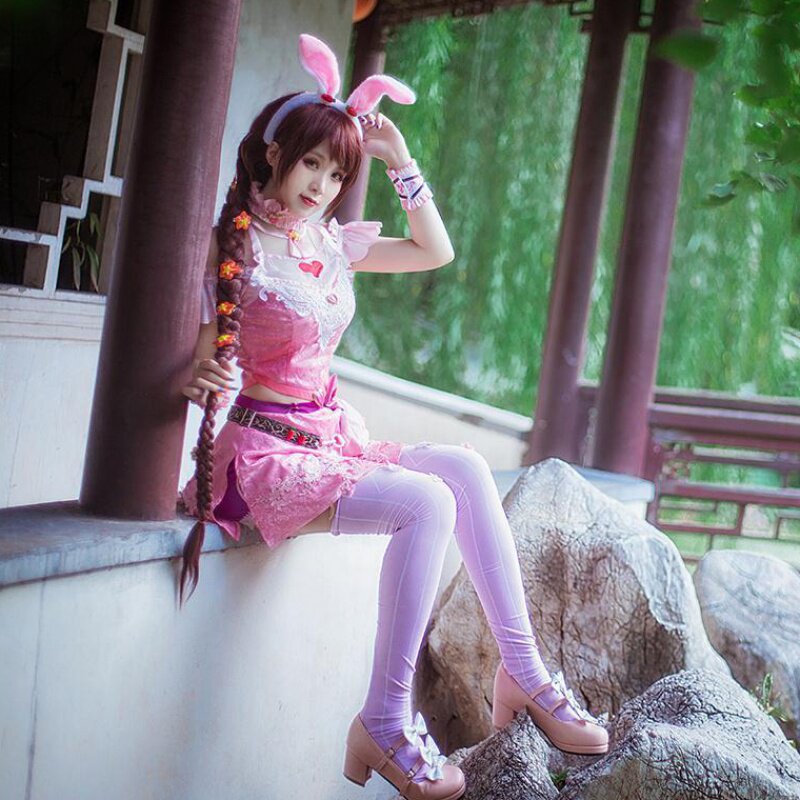 豆豆家斗罗大陆小舞宁荣荣cosplay服装女古风cos兔子
