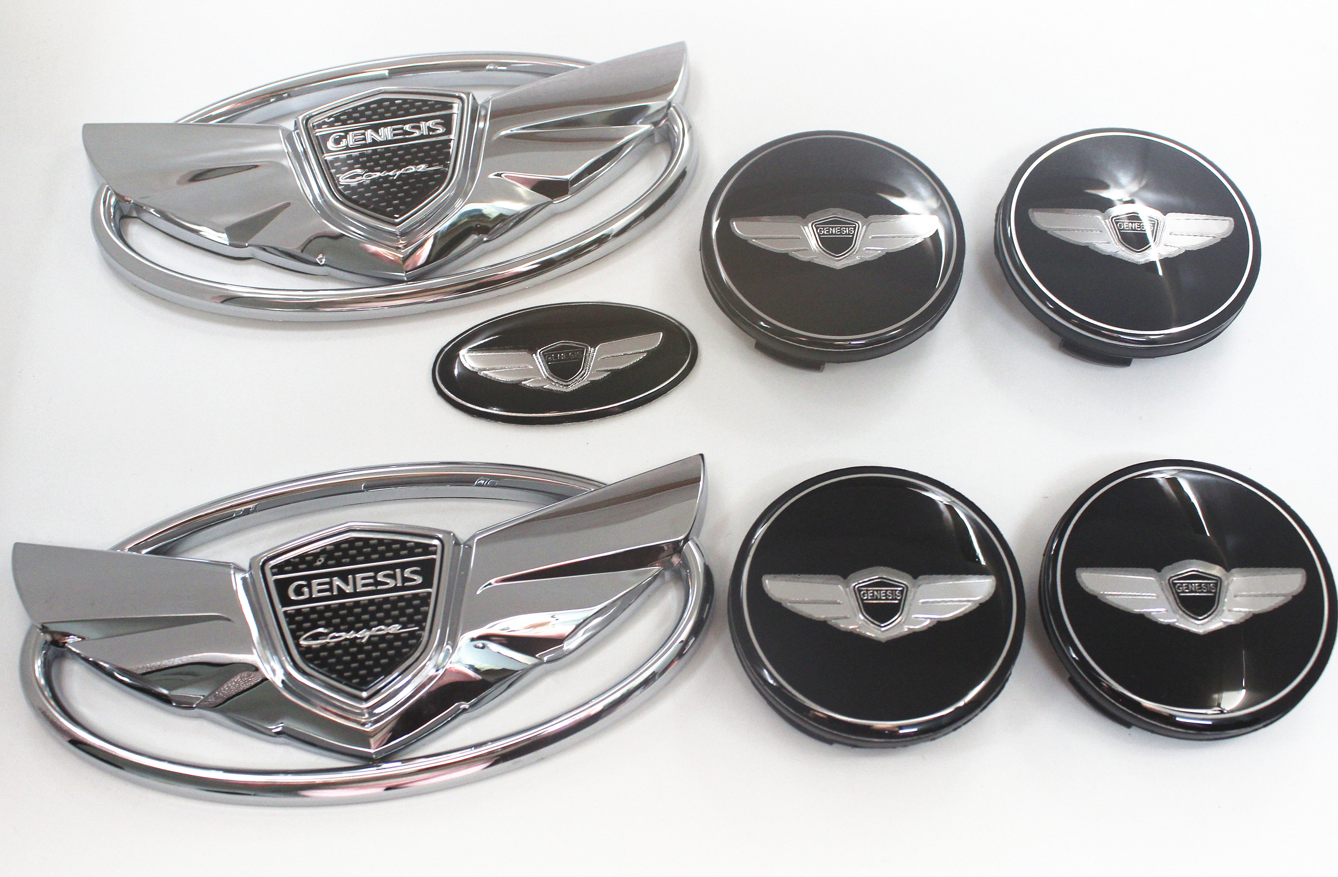 包邮韩国进口现代劳恩斯酷派改汽车标志7件套改装全车车标套装